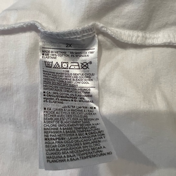 NEW WHITE OLD NAVY Swing MIDI 2x Plus size Dress tiered - Picture 5 of 7